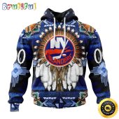 Personalized NHL New York Islanders Hoodie Special Native Costume Design 3D Hoodie Unisex Tshirt Hoodie