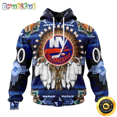 Personalized NHL New York Islanders Hoodie Special Native Costume Design 3D Hoodie Unisex Tshirt Hoodie