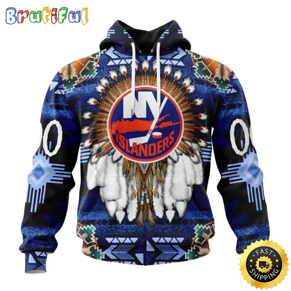 Personalized NHL New York Islanders Hoodie Special Native Costume Design 3D Hoodie Unisex Tshirt Hoodie