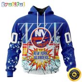 Personalized NHL New York Islanders Hoodie With Ice Hockey Arena 3D Hoodie Unisex Tshirt Hoodie