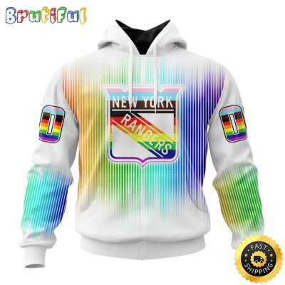 Personalized NHL New York Rangers Hoodie Special Design For Pride Month All Over Print 3D Hoodie Unisex Hoodie Tshirt