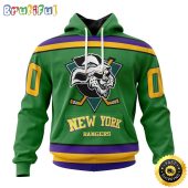 Personalized NHL New York Rangers Hoodie Specialized Design X The Mighty Ducks All Over Print 3D Hoodie Unisex Hoodie Tshirt