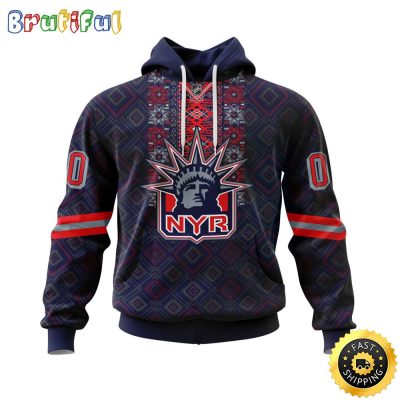 Personalized NHL New York Rangers Hoodie Specialized Native Concepts All Over Print 3D Hoodie Unisex