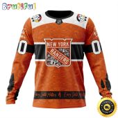 Personalized NHL New York Rangers Sweatshirt Specialized Design Support Child Lives Matter All Over Print Sweatshirt Unisex