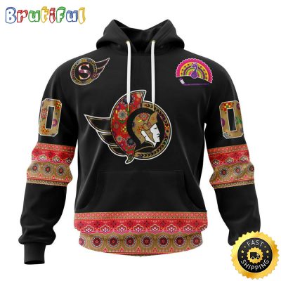 Personalized NHL Ottawa Senators Hoodie Jersey Hockey For All Diwali Festival All Over Print 3D Hoodie Unisex Hoodie Tshirt