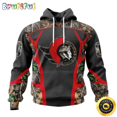 Personalized NHL Ottawa Senators Hoodie Special Camo Hunting Design All Over Print 3D Unisex Hoodie