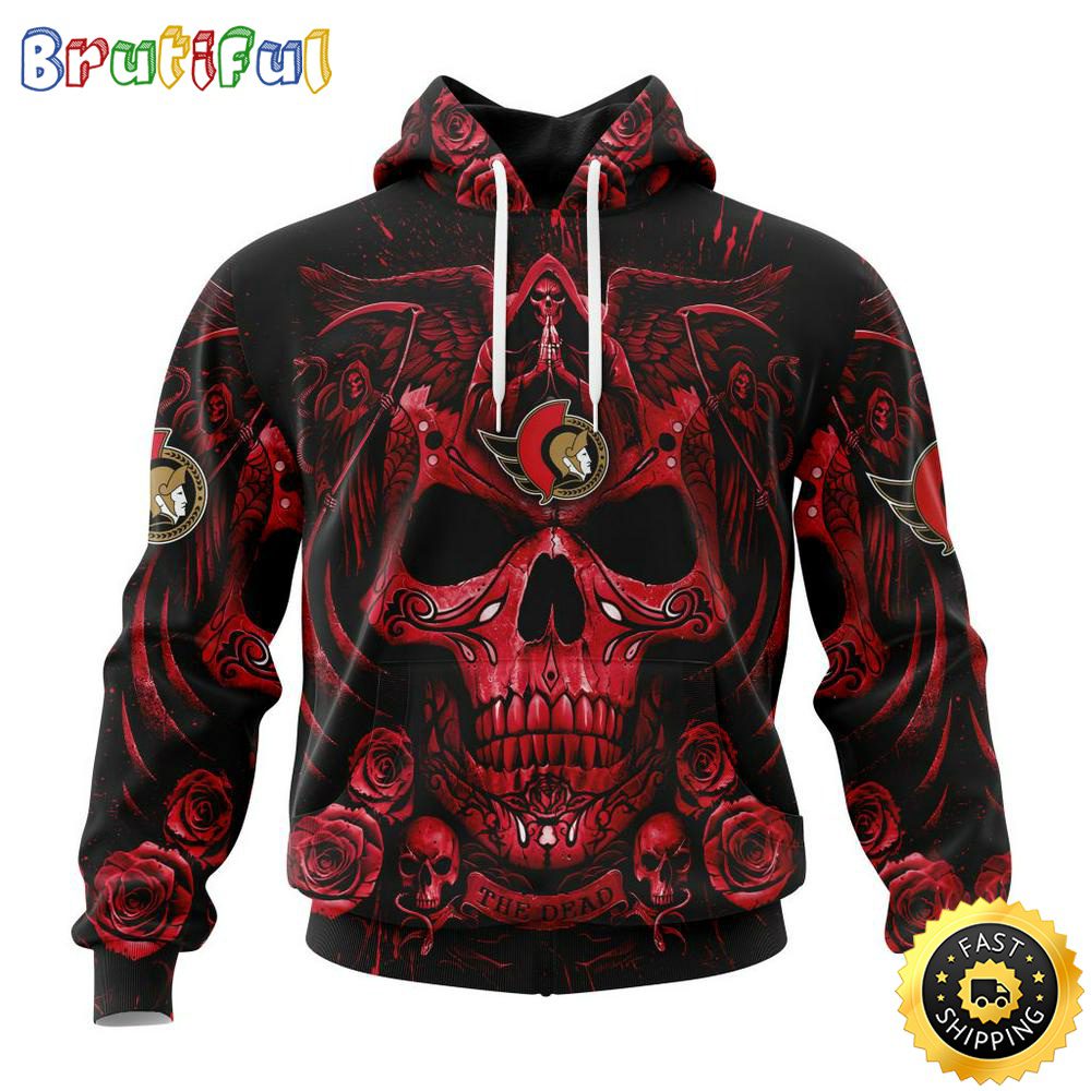 Personalized NHL Ottawa Senators Hoodie Special Design With Skull Art All Over Print 3D Hoodie Unisex Tshirt Hoodie Personalized NHL Ottawa Senators Hoodie Special Design With Skull Art All Over Print 3D Hoodie Unisex Tshirt Hoodie