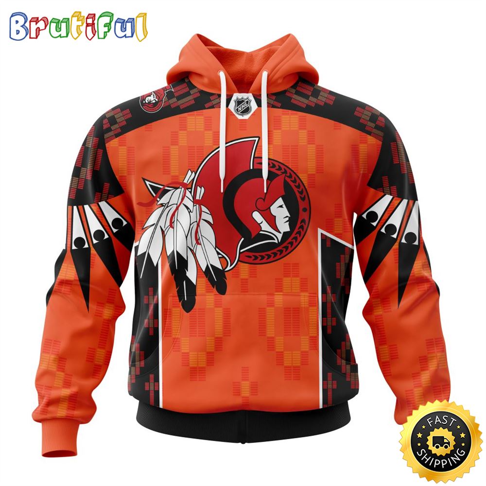 Personalized NHL Ottawa Senators Hoodie Specialized Design Child Lives Matter All Over Print 3D Hoodie Unisex