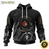 Personalized NHL Ottawa Senators Hoodie Specialized Kits For Rock Night All Over Print 3D Hoodie Unisex Hoodie Tshirt