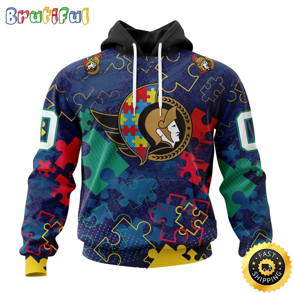 Personalized NHL Ottawa Senators Specialized Fearless Against Autism All Over Print 3D Hoodie Unisex Hoodie Personalized NHL Ottawa Senators Specialized Fearless Against Autism All Over Print 3D Hoodie Unisex Hoodie