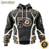 Personalized NHL Philadelphia Flyers Hoodie Special Camo Hunting Design All Over Print 3D Unisex Hoodie