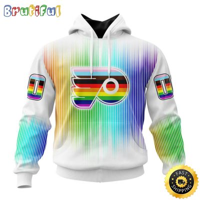 Personalized NHL Philadelphia Flyers Hoodie Special Design For Pride Month All Over Print 3D Hoodie Unisex Hoodie Tshirt