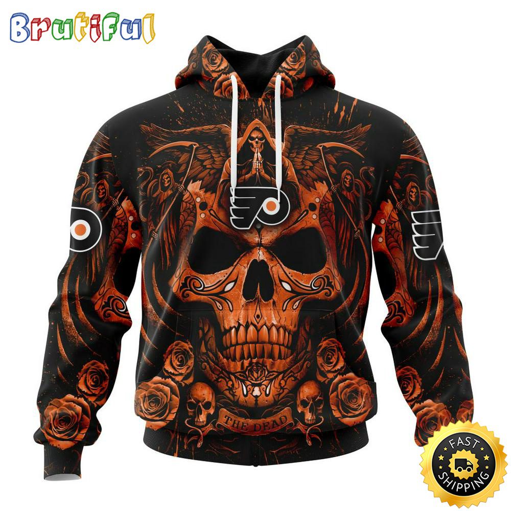 Personalized NHL Philadelphia Flyers Hoodie Special Design With Skull Art All Over Print 3D Hoodie Unisex Tshirt Hoodie Personalized NHL Philadelphia Flyers Hoodie Special Design With Skull Art All Over Print 3D Hoodie Unisex Tshirt Hoodie