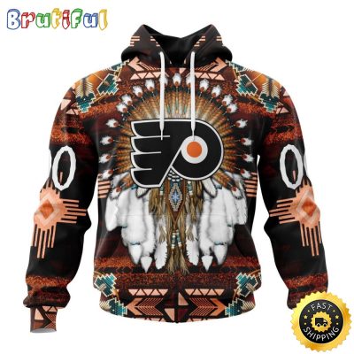 Personalized NHL Philadelphia Flyers Hoodie Special Native Costume Design 3D Hoodie Unisex Tshirt Hoodie