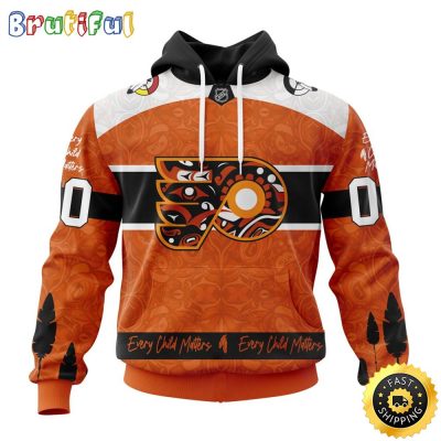 Personalized NHL Philadelphia Flyers Hoodie Specialized Design Support Child Lives Matter All Over Print 3D Hoodie Unisex