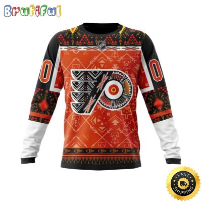Personalized NHL Philadelphia Flyers Sweatshirt Specialized Native Concepts All Over Print Sweatshirt Unisex