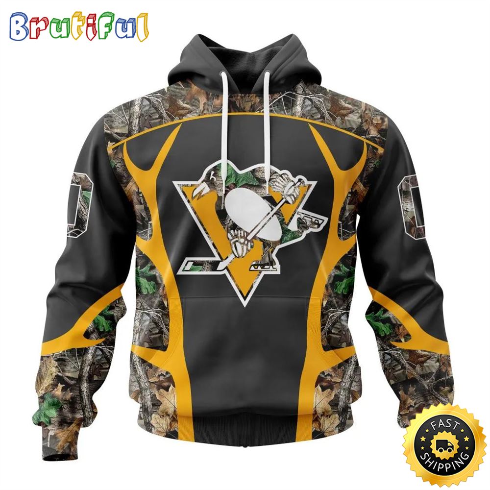 Personalized NHL Pittsburgh Penguins Hoodie Special Camo Hunting Design All Over Print 3D Unisex Hoodie Personalized NHL Pittsburgh Penguins Hoodie Special Camo Hunting Design All Over Print 3D Unisex Hoodie