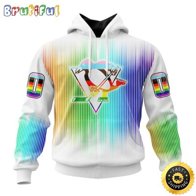 Personalized NHL Pittsburgh Penguins Hoodie Special Design For Pride Month All Over Print 3D Hoodie Unisex Hoodie Tshirt