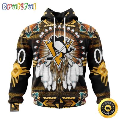 Personalized NHL Pittsburgh Penguins Hoodie Special Native Costume Design 3D Hoodie Unisex Tshirt Hoodie
