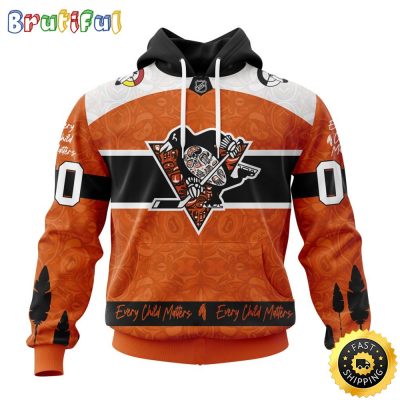 Personalized NHL Pittsburgh Penguins Hoodie Specialized Design Support Child Lives Matter All Over Print 3D Hoodie Unisex