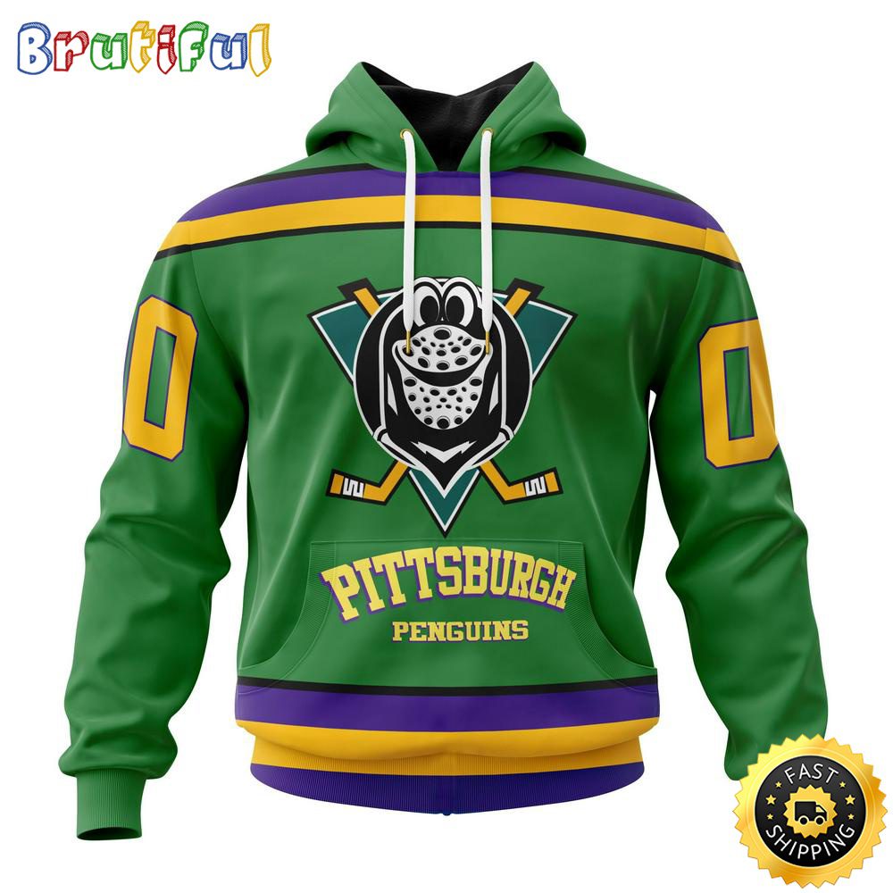 Personalized NHL Pittsburgh Penguins Hoodie Specialized Design X The Mighty Ducks All Over Print 3D Hoodie Unisex Hoodie Tshirt Personalized NHL Pittsburgh Penguins Hoodie Specialized Design X The Mighty Ducks All Over Print 3D Hoodie Unisex Hoodie Tshirt