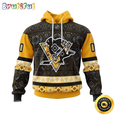 Personalized NHL Pittsburgh Penguins Hoodie Specialized Native Concepts All Over Print 3D Hoodie Unisex