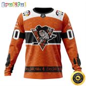 Personalized NHL Pittsburgh Penguins Sweatshirt Specialized Design Support Child Lives Matter All Over Print Sweatshirt Unisex