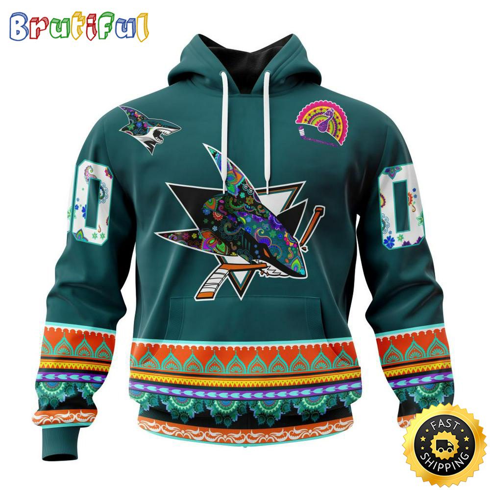 Personalized NHL San Jose Sharks Hoodie Jersey Hockey For All Diwali Festival All Over Print 3D Hoodie Unisex Hoodie Tshirt