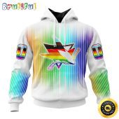 Personalized NHL San Jose Sharks Hoodie Special Design For Pride Month All Over Print 3D Hoodie Unisex Hoodie Tshirt