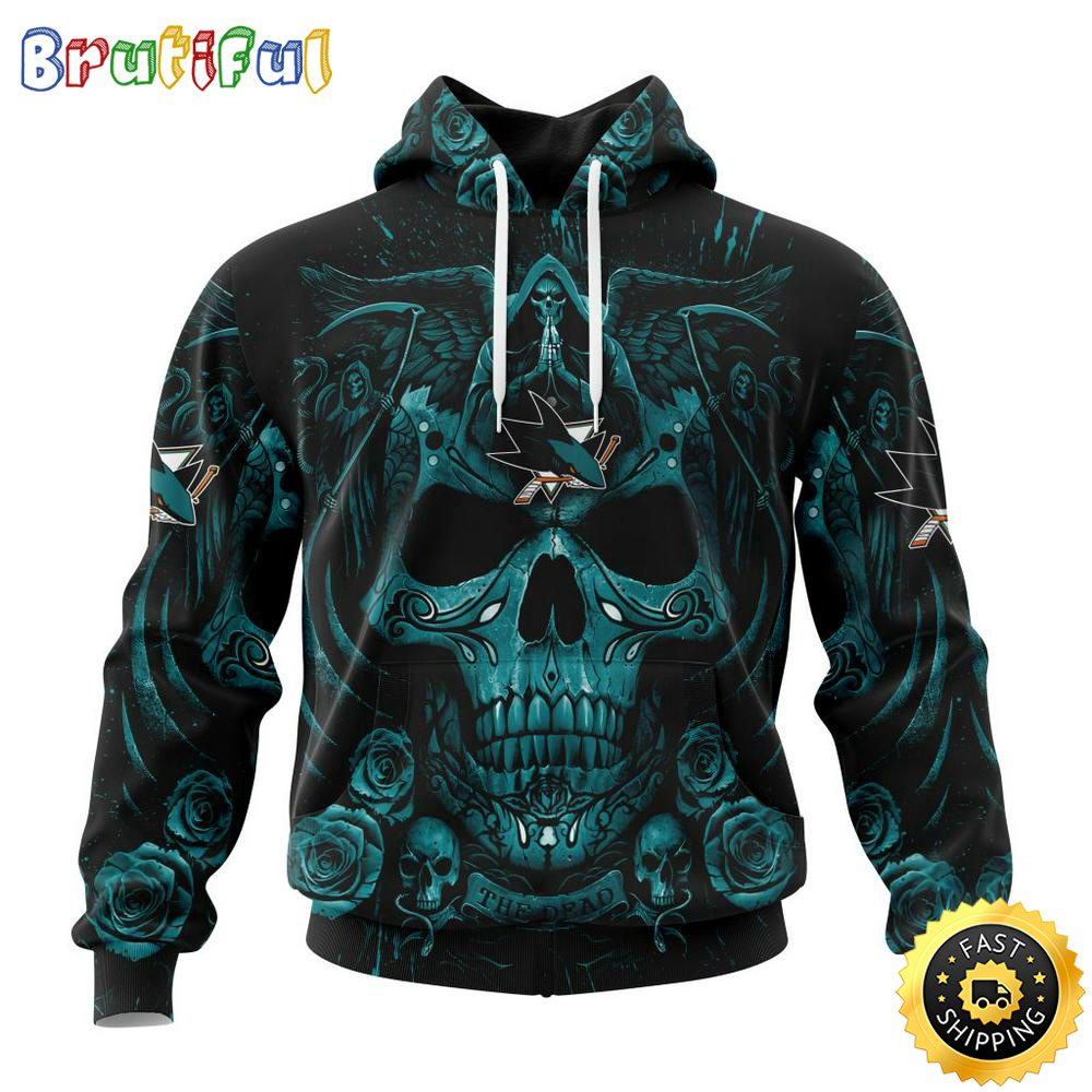 Personalized NHL San Jose Sharks Hoodie Special Design With Skull Art All Over Print 3D Hoodie Unisex Tshirt Hoodie Personalized NHL San Jose Sharks Hoodie Special Design With Skull Art All Over Print 3D Hoodie Unisex Tshirt Hoodie