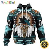 Personalized NHL San Jose Sharks Hoodie Special Native Costume Design 3D Hoodie Unisex Tshirt Hoodie