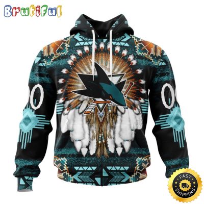 Personalized NHL San Jose Sharks Hoodie Special Native Costume Design 3D Hoodie Unisex Tshirt Hoodie