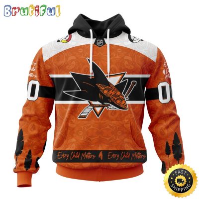 Personalized NHL San Jose Sharks Hoodie Specialized Design Support Child Lives Matter All Over Print 3D Hoodie Unisex