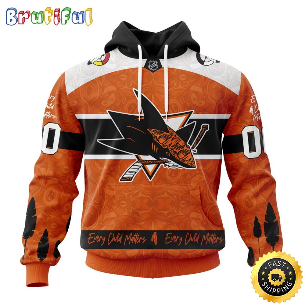 Personalized NHL San Jose Sharks Hoodie Specialized Design Support Child Lives Matter All Over Print 3D Hoodie Unisex