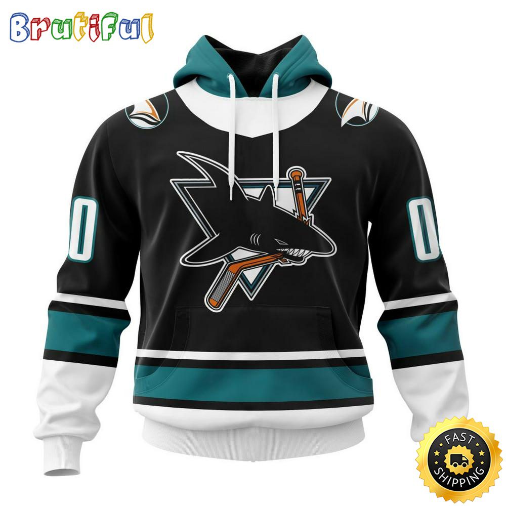 Personalized NHL San Jose Sharks Hoodie Specialized Unisex Kits With Retro Concepts All Over Print Hoodie Personalized NHL San Jose Sharks Hoodie Specialized Unisex Kits With Retro Concepts All Over Print Hoodie