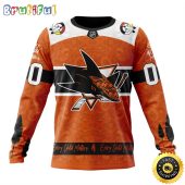 Personalized NHL San Jose Sharks Sweatshirt Specialized Design Support Child Lives Matter All Over Print Sweatshirt Unisex