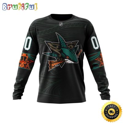 Personalized NHL San Jose Sharks Sweatshirt Specialized Native Concepts All Over Print Sweatshirt Unisex