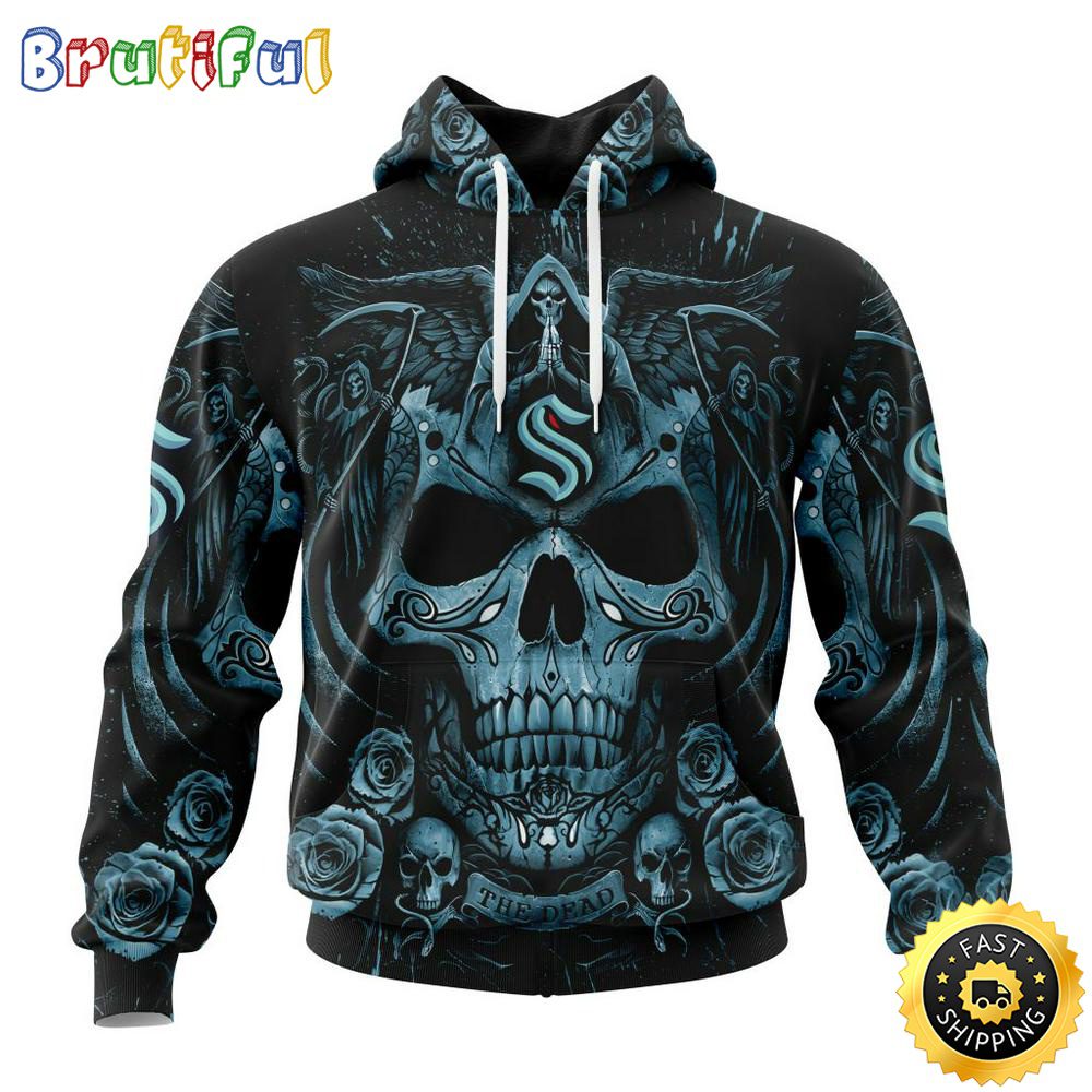 Personalized NHL Seattle Kraken Hoodie Special Design With Skull Art All Over Print 3D Hoodie Unisex Tshirt Hoodie Personalized NHL Seattle Kraken Hoodie Special Design With Skull Art All Over Print 3D Hoodie Unisex Tshirt Hoodie