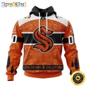 Personalized NHL Seattle Kraken Hoodie Specialized Design Support Child Lives Matter All Over Print 3D Hoodie Unisex