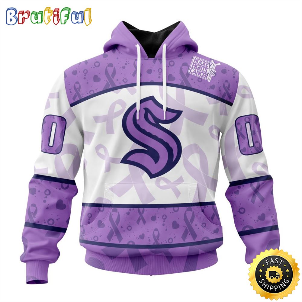 Personalized NHL Seattle Kraken Special Lavender Hockey Fights Cancer All Over Print 3D Hoodie Unisex Hoodie Tshirt Sweatshirt Personalized NHL Seattle Kraken Special Lavender Hockey Fights Cancer All Over Print 3D Hoodie Unisex Hoodie Tshirt Sweatshirt