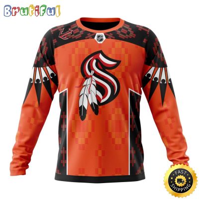 Personalized NHL Seattle Kraken Sweatshirt Specialized Design Child Lives Matter All Over Print Sweatshirt Unisex
