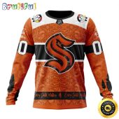Personalized NHL Seattle Kraken Sweatshirt Specialized Design Support Child Lives Matter All Over Print Sweatshirt Unisex