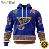 Personalized NHL St. Louis Blues Hoodie Jersey Hockey For All Diwali Festival All Over Print 3D Hoodie Unisex Hoodie Tshirt