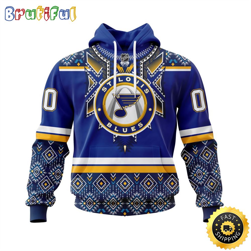 Personalized NHL St. Louis Blues Hoodie Specialized Native Concepts All Over Print 3D Hoodie Unisex