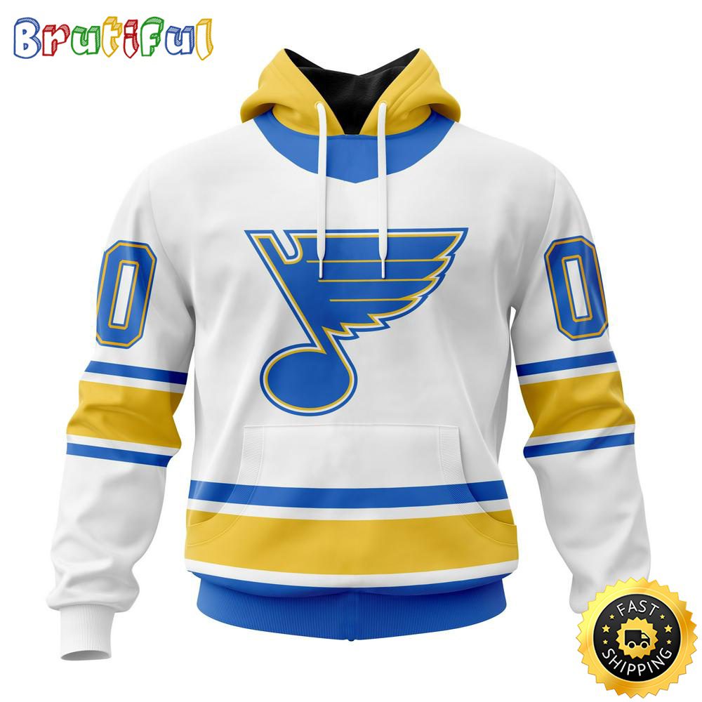 Personalized NHL St. Louis Blues Hoodie Specialized Unisex Kits With Retro Concepts All Over Print Hoodie