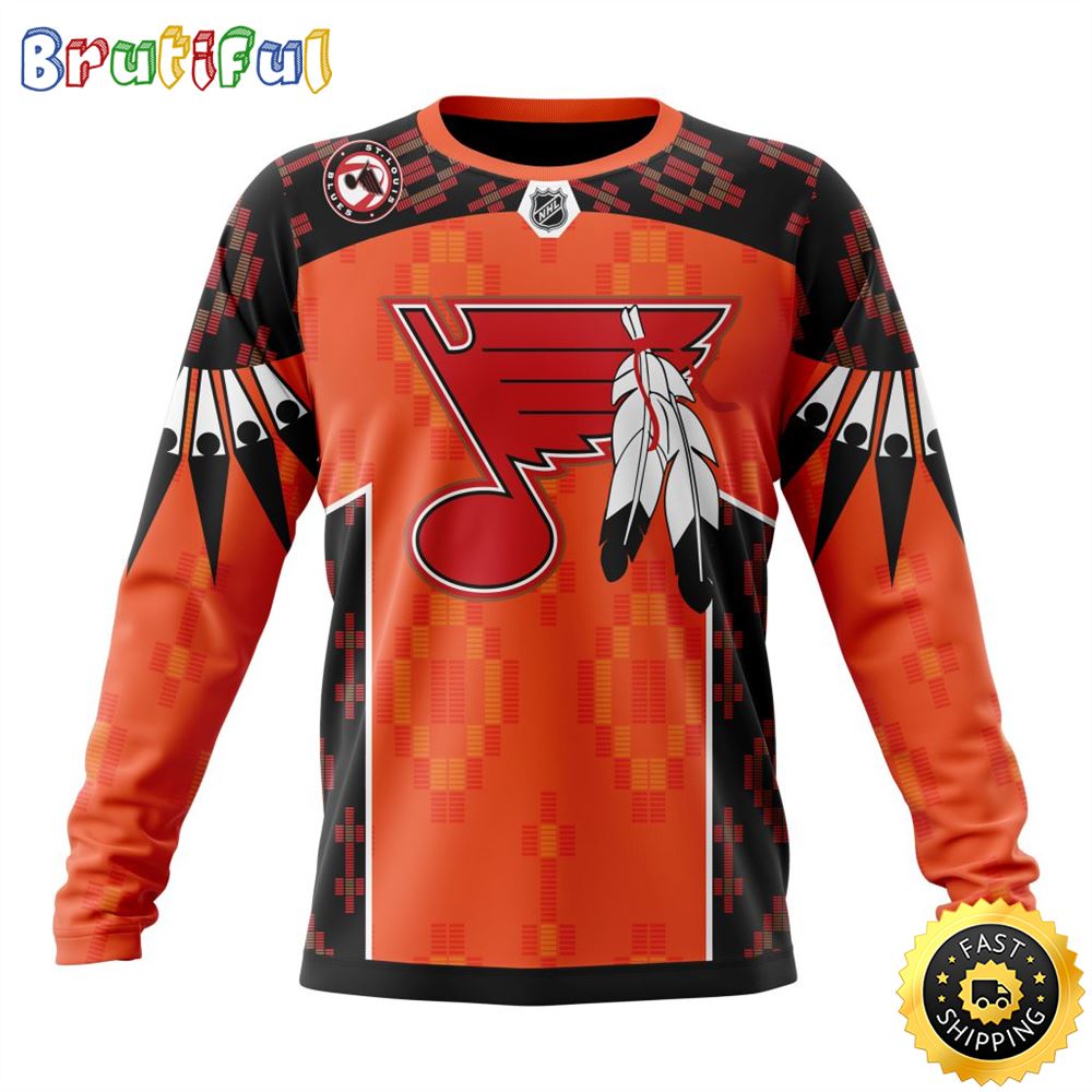 Personalized NHL St. Louis Blues Sweatshirt Specialized Design Child Lives Matter All Over Print Sweatshirt Unisex