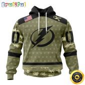 Personalized NHL Tampa Bay Lightning Hoodie Special Camo Military Appreciation All Over Print 3D Hoodie Unisex Hoodie