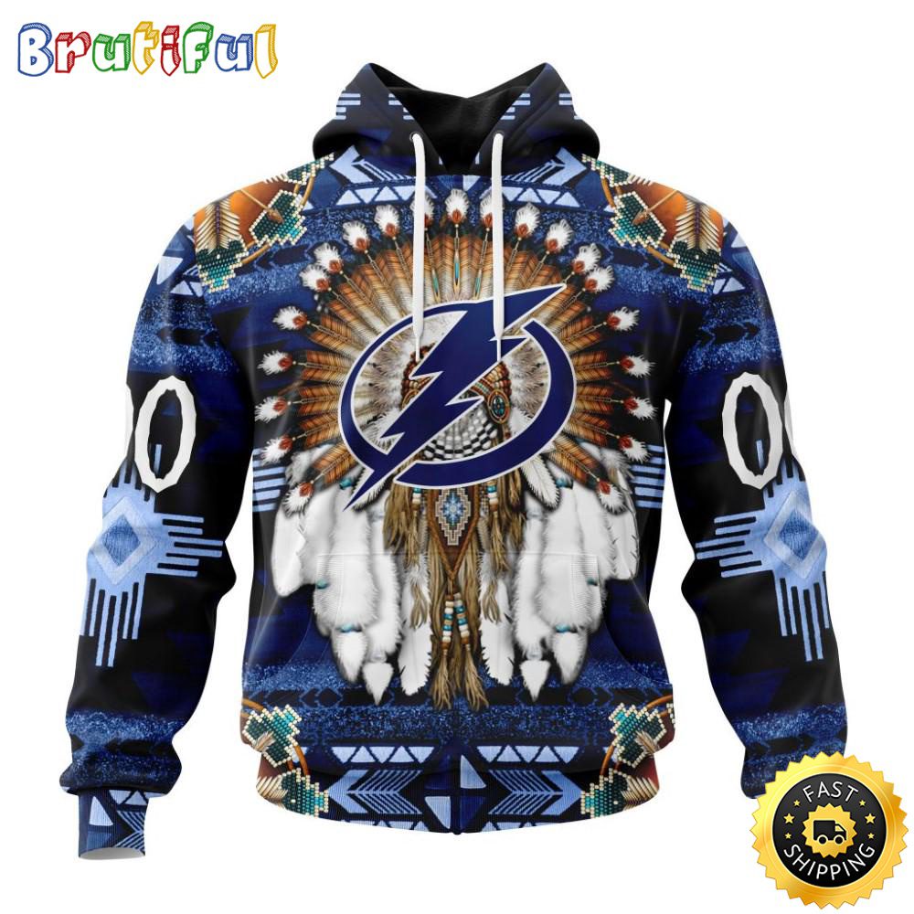 Personalized NHL Tampa Bay Lightning Hoodie Special Native Costume Design 3D Hoodie Unisex Tshirt Hoodie