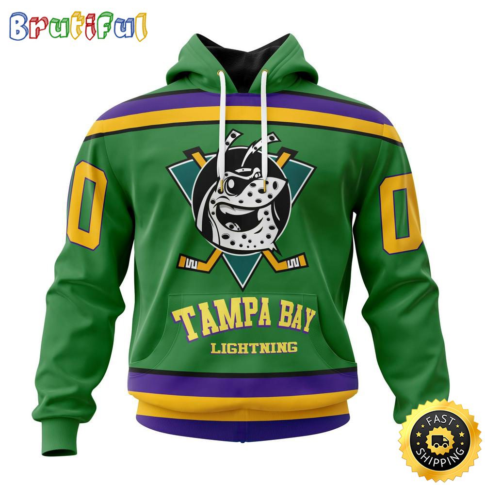 Personalized NHL Tampa Bay Lightning Hoodie Specialized Design X The Mighty Ducks All Over Print 3D Hoodie Unisex Hoodie Tshirt Personalized NHL Tampa Bay Lightning Hoodie Specialized Design X The Mighty Ducks All Over Print 3D Hoodie Unisex Hoodie Tshirt