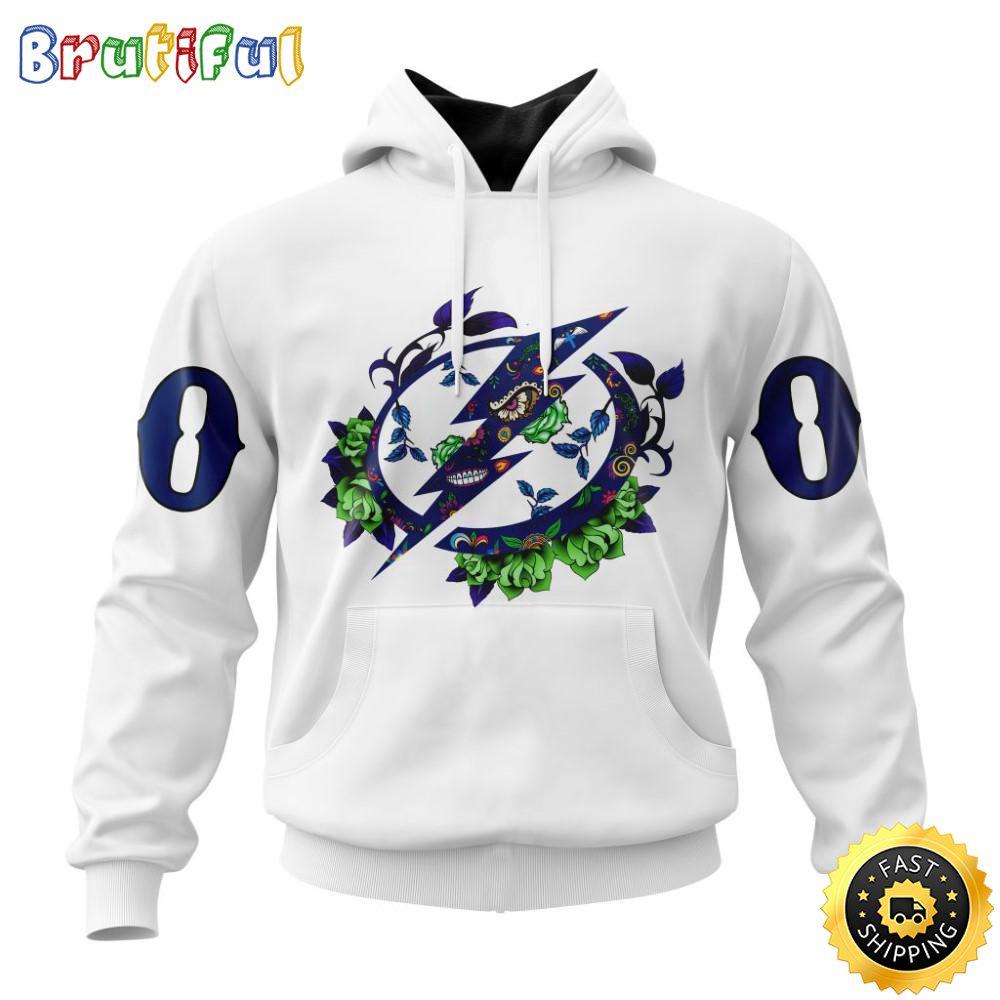 Personalized NHL Tampa Bay Lightning Hoodie Specialized Dia De Muertos 3D Hoodie Unisex Tshirt Hoodie